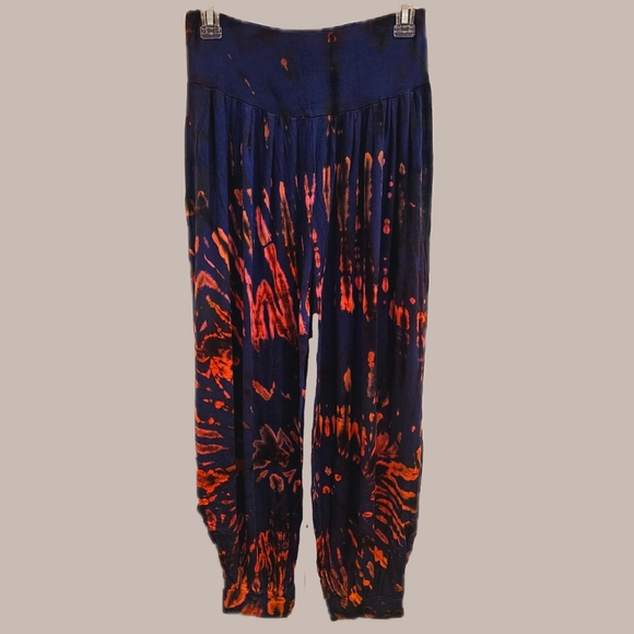 TIE DYE Jeanie Stretchy Rayon Jogger Pants-**5 Colors Avail. OS New - Picture 5 of 12